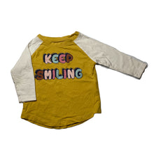 Load image into Gallery viewer, Girls Mango, cotton long sleeve t-shirt / top, GUC, size 1,  