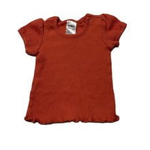 Load image into Gallery viewer, Girls Anko, ribbed cotton t-shirt / top, EUC, size 0000,  