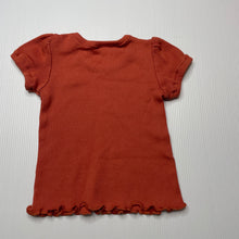 Load image into Gallery viewer, Girls Anko, ribbed cotton t-shirt / top, EUC, size 0000,  