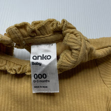 Load image into Gallery viewer, Girls Anko, ribbed stretchy bodysuit / romper, GUC, size 000,  