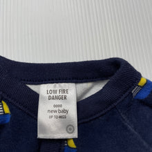 Load image into Gallery viewer, Boys Target, navy cotton coverall / romper, FUC, size 0000,  