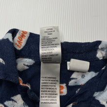 Load image into Gallery viewer, Boys Brilliant Basics, flannel cotton pyjama top, sharks, FUC, size 2,  