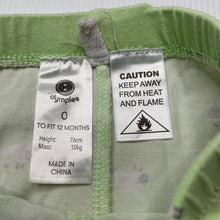 Load image into Gallery viewer, Girls Dymples, stretchy pyjama pants / bottoms, EUC, size 0,  
