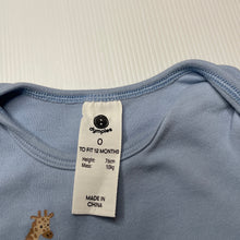 Load image into Gallery viewer, Boys Dymples, cotton bodysuit / romper, GUC, size 0,  