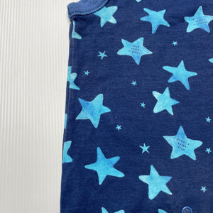 unisex Dymples, blue cotton romper, GUC, size 0000,  