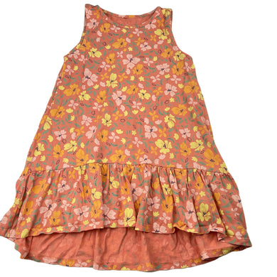 Girls Anko, floral cotton casual summer dress, EUC, size 6, L: 54cm at front