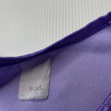 Load image into Gallery viewer, Girls Target, vintage purple velour long sleeve top, GUC, size 8,  