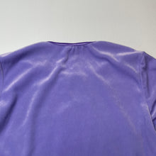Load image into Gallery viewer, Girls Target, vintage purple velour long sleeve top, GUC, size 8,  