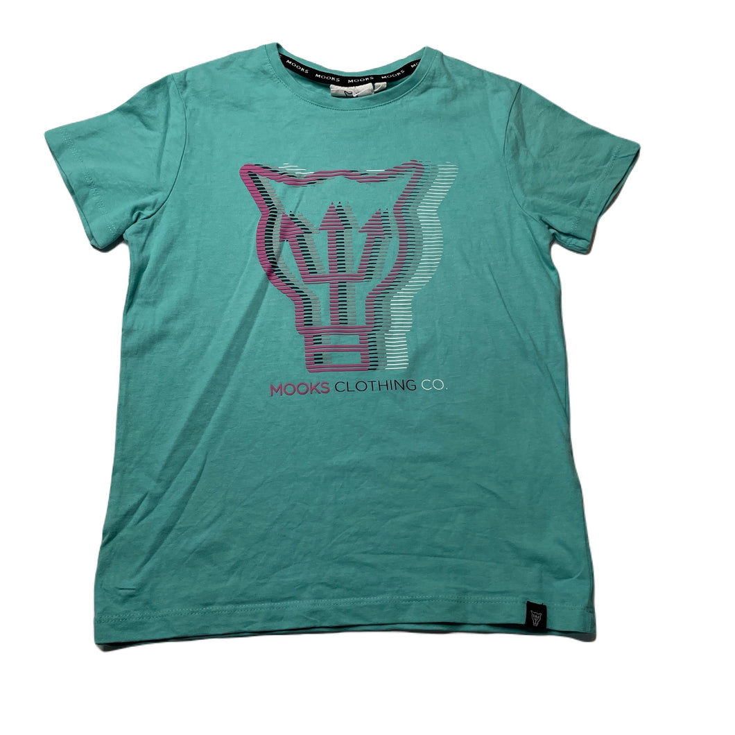 Girls Mooks, cotton t-shirt / top, GUC, size 8,  