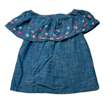 Load image into Gallery viewer, Girls Hatley, embroidered lightweight cotton top, GUC, size 6,  