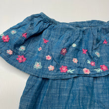 Load image into Gallery viewer, Girls Hatley, embroidered lightweight cotton top, GUC, size 6,  