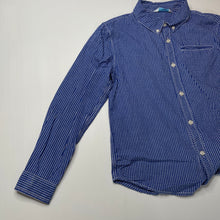Load image into Gallery viewer, Boys Cotton On, blue check lightweight cotton long sleeve shirt, EUC, size 11,  