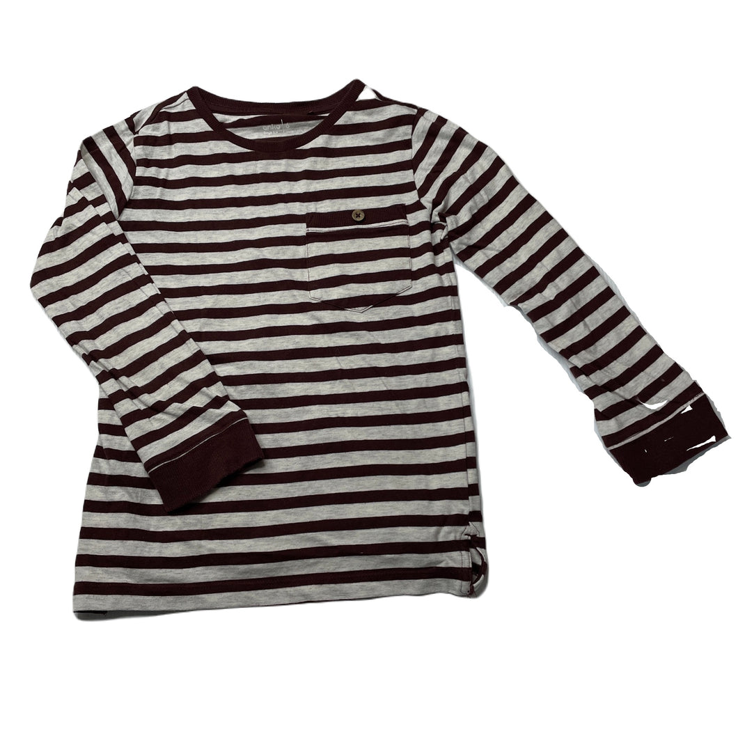 Boys Anko, striped long sleeve t-shirt / top, GUC, size 6,  