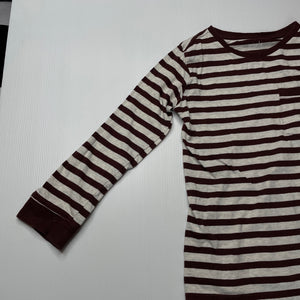 Boys Anko, striped long sleeve t-shirt / top, GUC, size 6,  