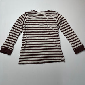 Boys Anko, striped long sleeve t-shirt / top, GUC, size 6,  