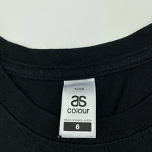 Load image into Gallery viewer, Boys AS Colour, black cotton singlet / tank top, basketball, EUC, size 6,  