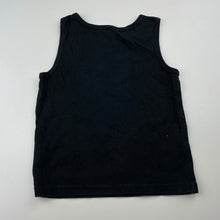 Load image into Gallery viewer, Boys Brilliant Basics, black cotton singlet / tank top, FUC, size 6-8,  