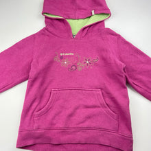 Load image into Gallery viewer, Girls Columbia, pink fleece lined sweater / jumper, FUC, size 6,  