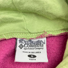 Load image into Gallery viewer, Girls Columbia, pink fleece lined sweater / jumper, FUC, size 6,  
