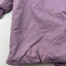 Load image into Gallery viewer, Girls GAP, purple cotton zip up jacket / coat, L: 51cm, discolouration, FUC, size 4,  