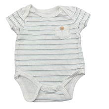 Load image into Gallery viewer, Boys BLOOMIN&#39; BABY, striped cotton bodysuit / romper, GUC, size 000,  