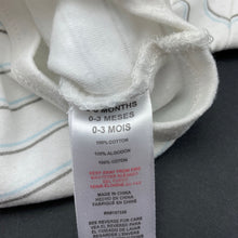 Load image into Gallery viewer, Boys BLOOMIN&#39; BABY, striped cotton bodysuit / romper, GUC, size 000,  