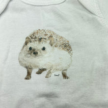 Load image into Gallery viewer, unisex RABBIT SKINS, cotton bodysuit / romper, hedgehod, EUC, size 0000,  