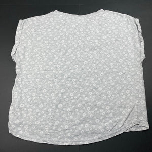 Girls Seed, floral cotton pyjama top, FUC, size 12,  