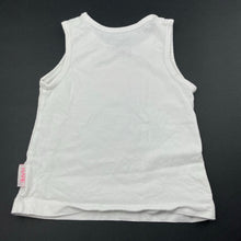 Load image into Gallery viewer, Girls Fred Bare, white cotton singlet / tank top, FUC, size 0,  