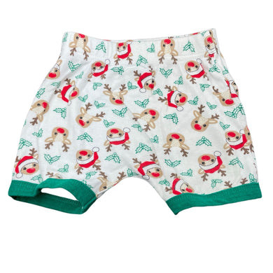 unisex Baby Berry, cotton Christmas shorts, elasticated, EUC, size 0,  