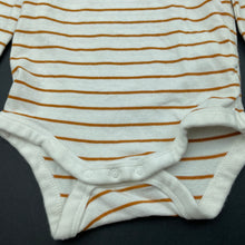Load image into Gallery viewer, unisex Anko, striped stretchy bodysuit / romper, GUC, size 000,  