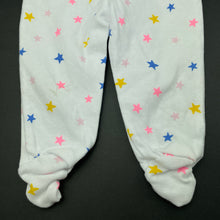 Load image into Gallery viewer, Girls Baby Berry, cotton footed leggings / bottoms, FUC, size 000,  