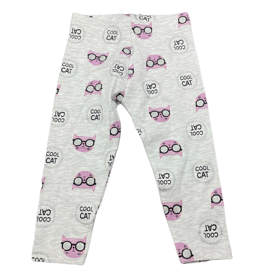 Girls Dymples, stretchy leggings / bottoms, cats, EUC, size 00,  