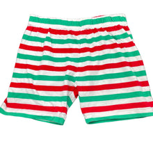 Load image into Gallery viewer, unisex Lily &amp; Dan, cotton Christmas pyjama shorts, elasticated, GUC, size 4,  