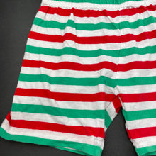 Load image into Gallery viewer, unisex Lily &amp; Dan, cotton Christmas pyjama shorts, elasticated, GUC, size 4,  