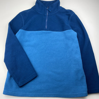 Boys CAPE, blue fleece sweater / jumper, EUC, size 16,  