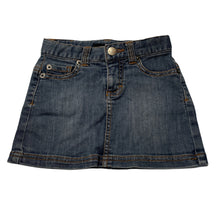 Load image into Gallery viewer, Girls Fred Bare, blue stretch denim skirt, adjustable, L: 22cm, GUC, size 3,  