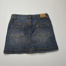 Load image into Gallery viewer, Girls Fred Bare, blue stretch denim skirt, adjustable, L: 22cm, GUC, size 3,  