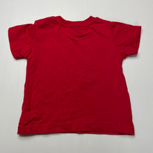 Load image into Gallery viewer, Boys COLLEX, red cotton t-shirt / top, EUC, size 2,  