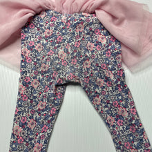Load image into Gallery viewer, Girls Dymples, stretchy floral tutu leggings, elasticated, FUC, size 0,  