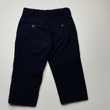 Load image into Gallery viewer, Boys Brooklyn Industries, navy suit / formal pants, adjustable, Inside leg: 26cm, GUC, size 1,  