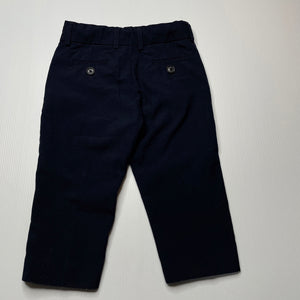 Boys Brooklyn Industries, navy suit / formal pants, adjustable, Inside leg: 26cm, GUC, size 1,  