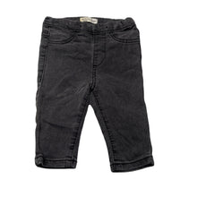 Load image into Gallery viewer, unisex Fox &amp; Bunny, stretch denim pants, adjustable, GUC, size 00,  