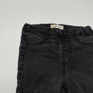 unisex Fox & Bunny, stretch denim pants, adjustable, GUC, size 00,  