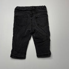 Load image into Gallery viewer, unisex Fox &amp; Bunny, stretch denim pants, adjustable, GUC, size 00,  
