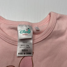 Load image into Gallery viewer, Girls Disney, Winnie the Pooh, Piglet stretchy bodysuit / romper, EUC, size 0,  