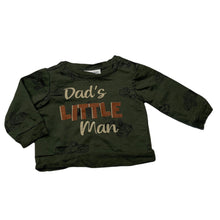 Load image into Gallery viewer, Boys BLOOMIN&#39; BABY, khaki lightweight long sleeve top, EUC, size 000,  