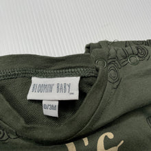 Load image into Gallery viewer, Boys BLOOMIN&#39; BABY, khaki lightweight long sleeve top, EUC, size 000,  