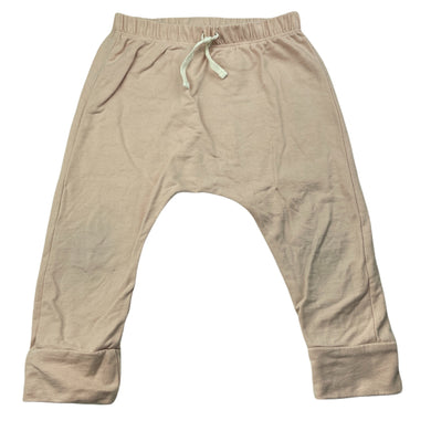 Girls Anko, pink cotton casual pants, elasticated, FUC, size 1,  