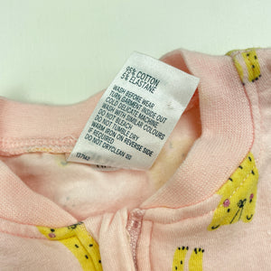 Girls Anko, stretchy zip romper, EUC, size 00,  